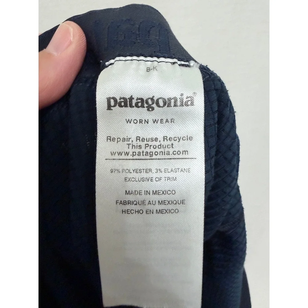 Patagonia Navy Blue Capilene Midweight Thermal Base Layer Bottom Pants Men Small